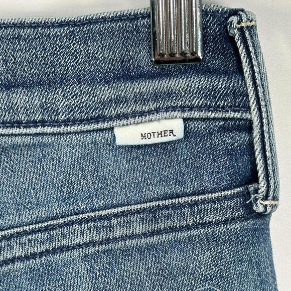 MOTHER Mid Rise Dazzler Crop Jeans 26 - Picture 4 of 5